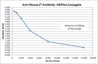 Rabbit anti-Mouse IgG (H&L) - Affinity Pure, ALP Conjugate, min x w/human serum proteins